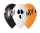 Halloween BOO léggömb, lufi 5 db-os 12 inch (30 cm)