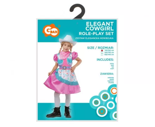 Cowgirl Elegant jelmez 110/120 cm