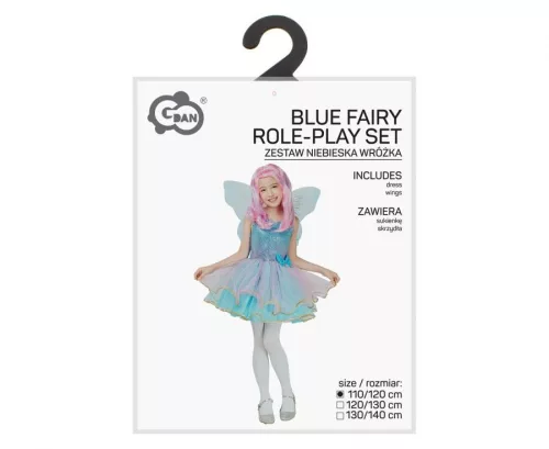 Tündér Blue jelmez 110/120 cm