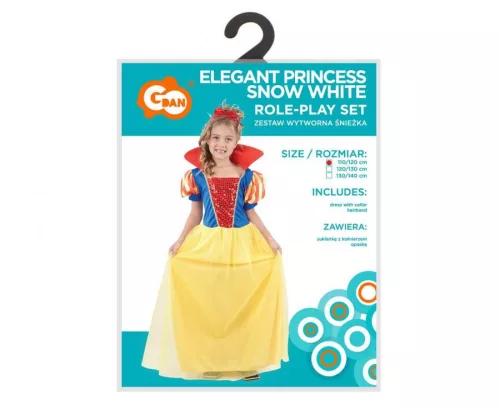 Hercegnő Snow White jelmez 120/130 cm