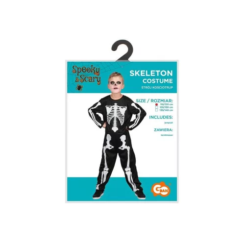 Csontváz Black jelmez 110/120 cm
