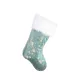 Rénszarvas Frosty Blue karácsonyi kandalló zokni, csizma 49 cm