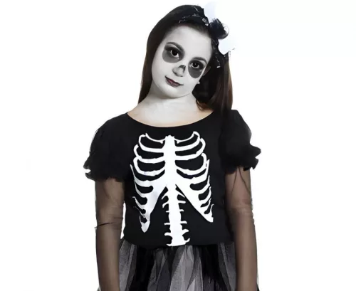 Csontváz Girl jelmez 130/140 cm