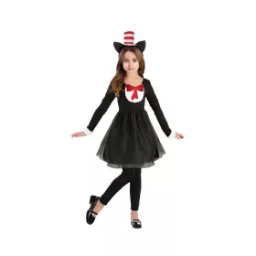 Cica lány Black jelmez 110/120 cm