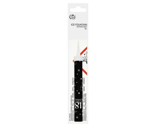 Fekete Happy Birthday 18 Black torta tűzijáték 12 cm 1 db-os