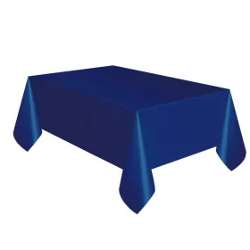 Kék Dark Blue műanyag asztalterítő 137x274 cm