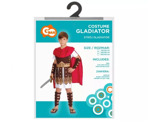 Gladiator Warrior jelmez 120/130 cm