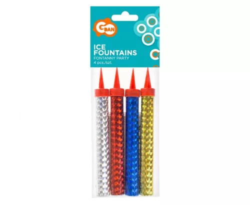 Színes Colorful torta tűzijáték 12 cm 4 db-os