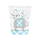 Kék Elefánt Floral papír pohár 8 db-os 266 ml