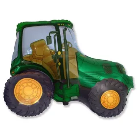 Traktor Green fólia lufi 36 cm (WP)