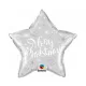 Karácsony Silver Star fólia lufi 51 cm