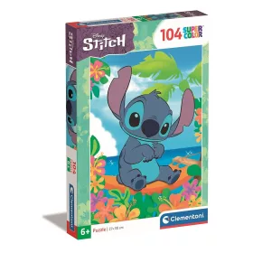   Clementoni Disney Lilo és Stitch, A csillagkutya Tropical Time 104 db-os puzzle  II. osztály