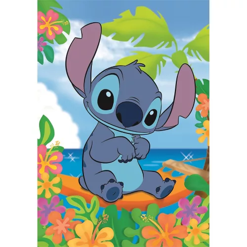 Clementoni Disney Lilo és Stitch, A csillagkutya Tropical Time 104 db-os puzzle  II. osztály
