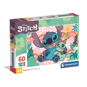   Clementoni Disney Lilo és Stitch, A csillagkutya Scrump’s Day 60 db-os puzzle  II. osztály