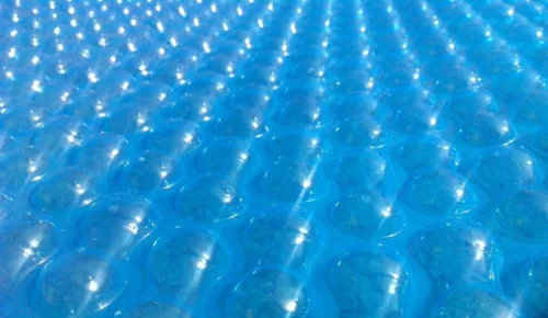 Medence szolártakaró, Blue 180, Ø5,50 m, kék, UV stabilizált, 180 mikron, kör alakú, polietilén