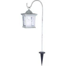   Napelemes kerti lámpa, Strend Pro Garden, Subra, fehér, 70 cm, 14,5 cm átmérő, üveg–műanyag–fém, 1 LED, hidegfehér fényű, akkumulátoros