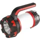 Kempinglámpa, Strend Pro Spotlight SLR135, 16,7 × 12 × 9,5 cm, 140 + 300 lm, 2 × 1800 mAh, akkumulátoros, USB töltés, 80 m hatótáv, 3 óra üzemidő