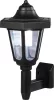 Napelemes fali lámpa, Strend Pro Garden Solar Adria, fekete, 16,5 x 16,5 x 30 cm, 1 LED, akkumulátoros, automatikus kapcsolás