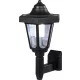 Napelemes fali lámpa, Strend Pro Garden Solar Adria, fekete, 16,5 x 16,5 x 30 cm, 1 LED, akkumulátoros, automatikus kapcsolás