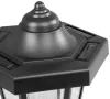 Napelemes fali lámpa, Strend Pro Garden Solar Adria, fekete, 16,5 x 16,5 x 30 cm, 1 LED, akkumulátoros, automatikus kapcsolás