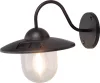 Napelemes fali lámpa, Strend Pro Garden, fekete, 23,5 × 18 × 20 cm, 1 LED, kültéri, műanyag, akkumulátoros, automatikus kapcsolás