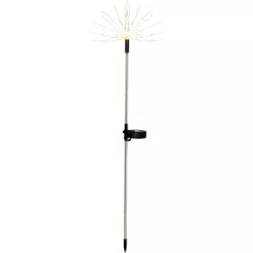   Napelemes kerti lámpa, Strend Pro Garden Solita, ezüst, 8 x 6 x 81 cm, 90 LED, időjárásálló, fém és műanyag, automatikus kapcsolás