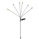 Napelemes kerti lámpa, Strend Pro Garden Lara, szürke, 72 cm, 60 LED, kültéri, vízálló, akkumulátoros, melegfehér fény, földbe szúrható
