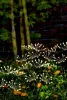 Napelemes kerti lámpa, Strend Pro Garden Lara, szürke, 72 cm, 60 LED, kültéri, vízálló, akkumulátoros, melegfehér fény, földbe szúrható