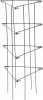 Növénytámasz, Strend Pro Garden, sötétzöld, 26 x 61 cm, rácsos, porszórt acél, virágokhoz és kúszónövényekhez, beltéri és kültéri használatra