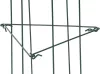 Növénytámasz, Strend Pro Garden, sötétzöld, 26 x 61 cm, rácsos, porszórt acél, virágokhoz és kúszónövényekhez, beltéri és kültéri használatra