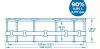 Bestway Steel Pro Max Rattan 3,66 m x 100 cm medence szett (56709)