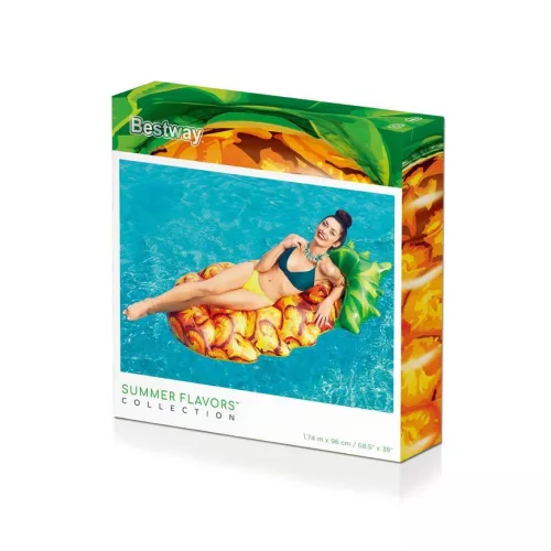 BESTWAY, 43310 pihenőmatrac, Pineapple, 174 x 96 cm