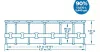 BESTWAY Steel Pro Max fémvázas medence szett, 427 x 107 cm (5614Z)