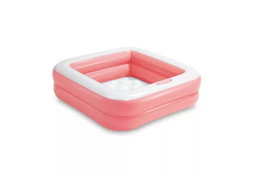 INTEX 57100, Play box, felfújható sokszínű gyermekmedence, 0,86 x 0,86 x 0,25 m