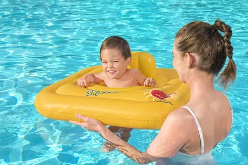 BESTWAY úszógumi, 32050, Baby support, gyermek, felfújható, négyzet alakú, 76 cm