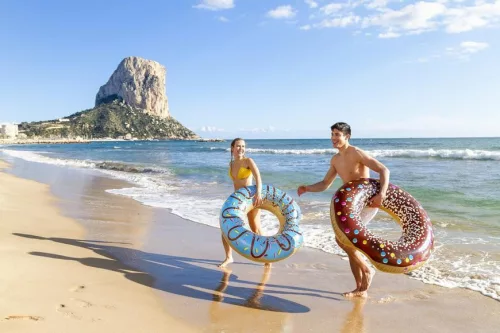 BESTWAY úszógumi, 36118, Donut, gyermek, felfújható, úszógumi, 107 cm