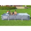 BESTWAY Steel Pro csővázas medence szett, 366 × 201 × 66 cm, papírszűrős, leeresztőszeleppel (561FV)