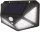 Napelemes fali lámpa, Strend Pro Garden SL6251, fekete, 13 x 5 x 9,5 cm, 100 LED, 200 lm, mozgásérzékelős, hidegfehér fény