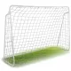 Futballkapu, Neo-Sport NS-457, 215 x 153 x 76 cm, fehér keret, fehér PE háló, fém váz, időjárásálló, 4 db rögzítő, könnyű kivitel, szerszám nélkül összeszerelhető