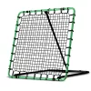 Visszapattanó futball edzőkapu, Neo-Sport, 100 x 100 cm, zöld keret, fekete PE háló, fém váz, időjárásálló, 4 db rögzítő