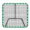 Visszapattanó futball edzőkapu, Neo-Sport, 120 x 120 cm, zöld keret, fekete PE háló, fém váz, időjárásálló, 4 db rögzítő
