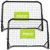 Futballkapu szett, Neo-Sport NS-461, 60 x 45 x 25 cm, 2 db, beltéri-kültéri, hordozható, PE háló, labdával és pumpával