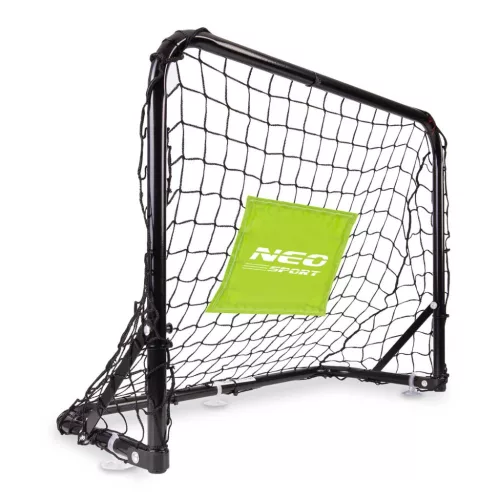 Futballkapu szett, Neo-Sport NS-461, 60 x 45 x 25 cm, 2 db, beltéri-kültéri, hordozható, PE háló, labdával és pumpával