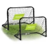 Futballkapu szett, Neo-Sport NS-461, 60 x 45 x 25 cm, 2 db, beltéri-kültéri, hordozható, PE háló, labdával és pumpával