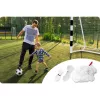 Futballkapu háló, Neo-Sport, 300 x 200 x 120 cm, PE, strapabíró, nagy ütésállóság, rögzítő kötelekkel, könnyen szerelhető