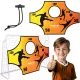 Célzóponyva futballkapura, Neo-Sport, 180 x 120 cm, vízálló, ütésálló, rögzítőkkel, könnyű felszerelés