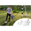Futballkapu háló, Neo-Sport, 180 x 120 x 60 cm, PE, strapabíró, nagy ütésállóság, rögzítő kötelekkel, könnyen szerelhető
