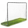 Futballkapu, Neo-Sport NS-492, 183 x 122 x 61 cm, fekete keret, fehér PE háló, fém váz, időjárásálló, 4 db rögzítő, könnyű kivitel, szerszám nélkül szerelhető