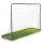 Futballkapu, Neo-Sport NS-492, 183 x 122 x 61 cm, fekete keret, fehér PE háló, fém váz, időjárásálló, 4 db rögzítő, könnyű kivitel, szerszám nélkül szerelhető