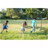 Futballkapu, Neo-Sport NS-492, 183 x 122 x 61 cm, fekete keret, fehér PE háló, fém váz, időjárásálló, 4 db rögzítő, könnyű kivitel, szerszám nélkül szerelhető